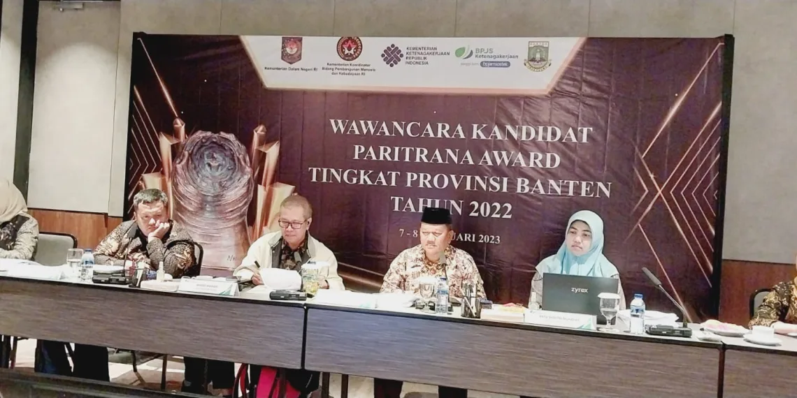 Pemprov Banten Gelar Paritrana Award 2022