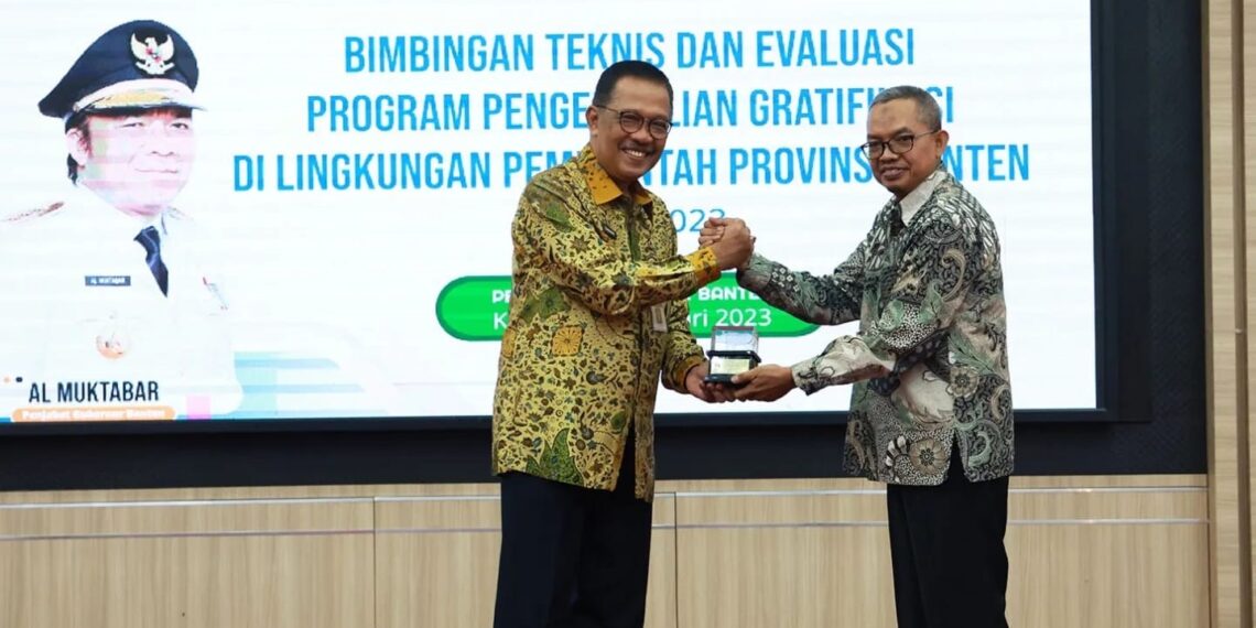 Pemprov Banten Peringkat 8 Nasional Program Pengendalian Gratifikasi