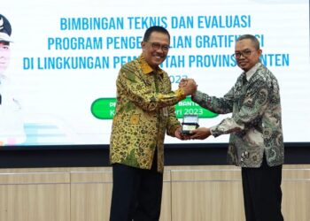 Pemprov Banten Peringkat 8 Nasional Program Pengendalian Gratifikasi