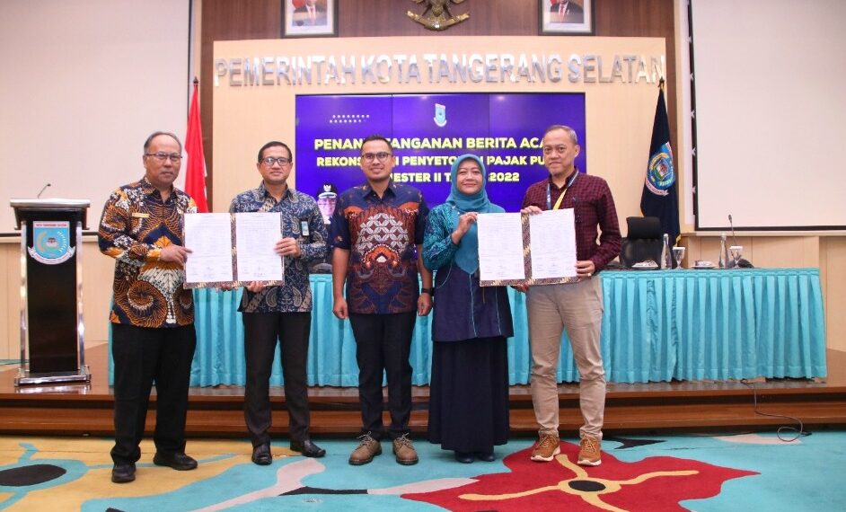 Pemkot Tangsel Setor Pajak Rp 180 Miliar ke Pusat