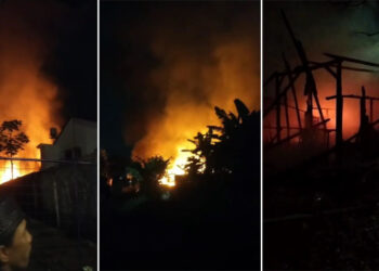 Rumah Lapak Pemulung di Pamulang Terbakar