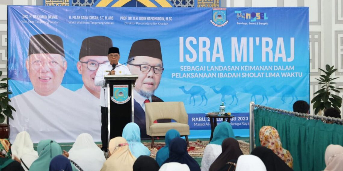 Pemkot Tangsel Gelar Peringatan Isra Mikraj 1444 H di Masjid Al I’ithisom