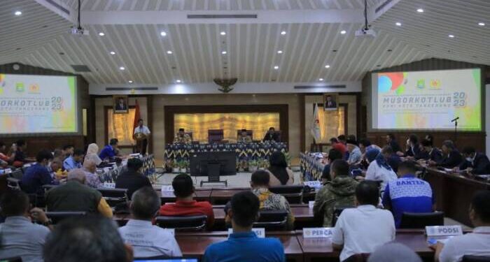 Buka Musorkotlub KONI Kota Tangerang, Syachrudin: Tingkatkan Pembinaan dan Prestasi