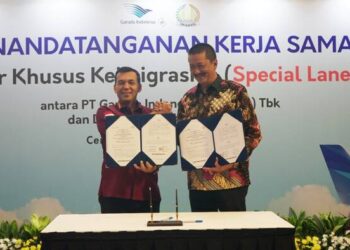 Garuda Indonesia dan Ditjen Imigrasi Resmikan Layanan Jalur Khusus Keimigrasian di Bandara Soetta dan Ngurah Rai