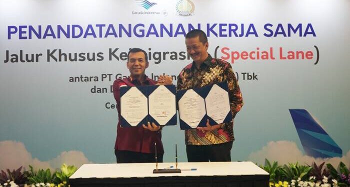 Garuda Indonesia dan Ditjen Imigrasi Resmikan Layanan Jalur Khusus Keimigrasian di Bandara Soetta dan Ngurah Rai