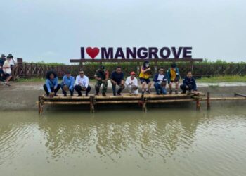 IKPP Tangerang Bersama Pelajar Sinarmas World Academy dan PWI Tanam Mangrove di Ketapang Urban Aquaculture