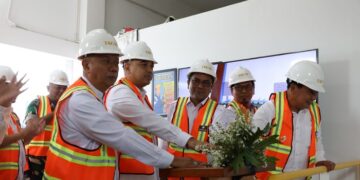 Zaki Iskandar Resmikan Bangunan Reservoir dan Pompa Booster Wilayah V di Sport Center Kelapa Dua