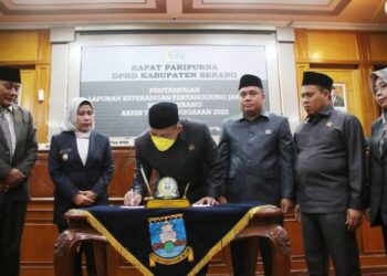 Tatu Chasanah Claim Pertumbuhan Ekonomi Kabupaten Serang Lebihi Target