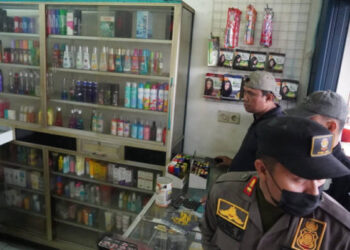 Aparat Gabungan Sweeping Obat Terlarang di Wilayah Pantura Tangerang