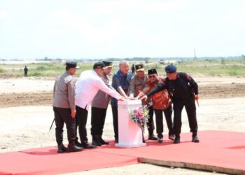 Kapolri Ground Breaking Batalion A Brimob di Tangerang
