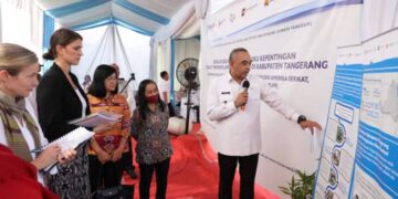 Delegasi Amerika Kunjungi Kabupaten Tangerang Untuk Lihat Program Sanitasi Aman