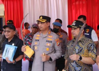 Polres Metro Tangerang Kota Ciduk 10 Pelaku Tawuran dan Sita Senjata Tajam Selama Ramadhan