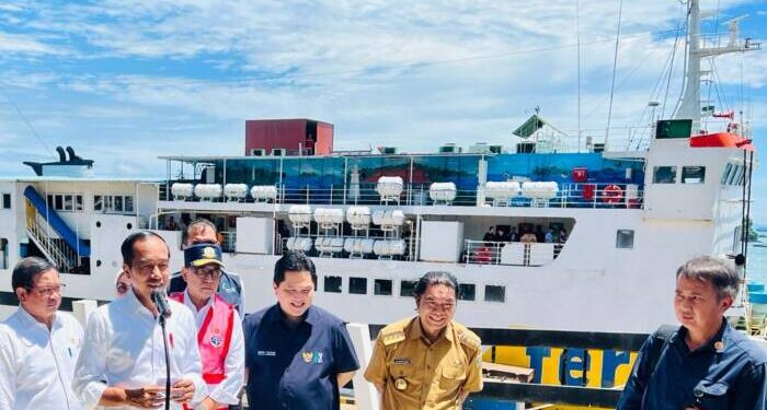 Presiden Jokowi Tinjau Kesiapan Arus Mudik Lebaran 2023 di Pelabuhan Merak