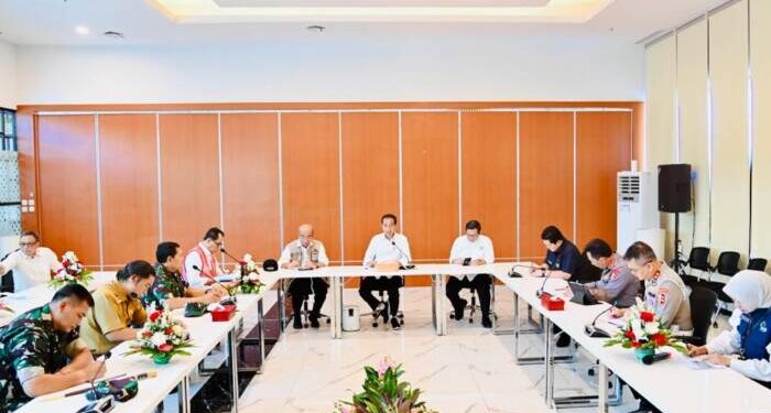 Jokowi Pimpin Rapat Terbatas Persiapan Mudik Lebaran Idul Fitri di Pelabuhan Merak