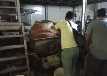 Terekam CCTV, Komplotan Maling Mesin dan Barang Proyek Ditangkap Polisi di Tangerang