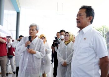 Menteri KKP Tinjau Balai Pemeriksa Kesehatan Ikan dan Lingkungan di Cinangka Kabupaten Serang