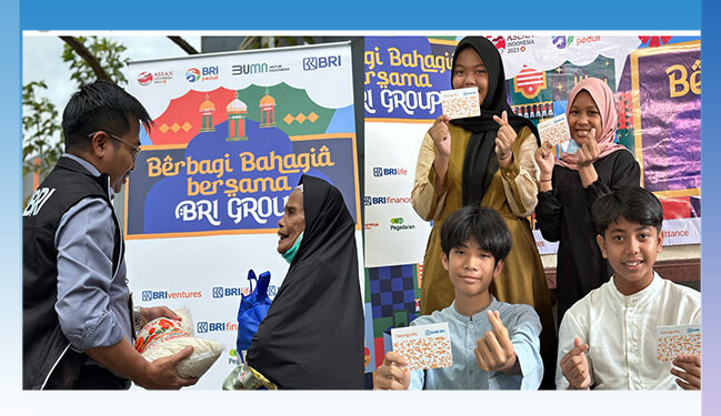 BRI Regional Office Jakarta 3 Salurkan Sembako dan Santuni Anak Yatim