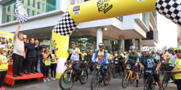 Benyamin Davnie Lepas Para Pesepeda Tur Batas Kota Tangsel