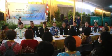 Wali Kota Tangerang Tandatangani Prasasti Kebhinekaan di HUT Gereja HSPMTB Paroki