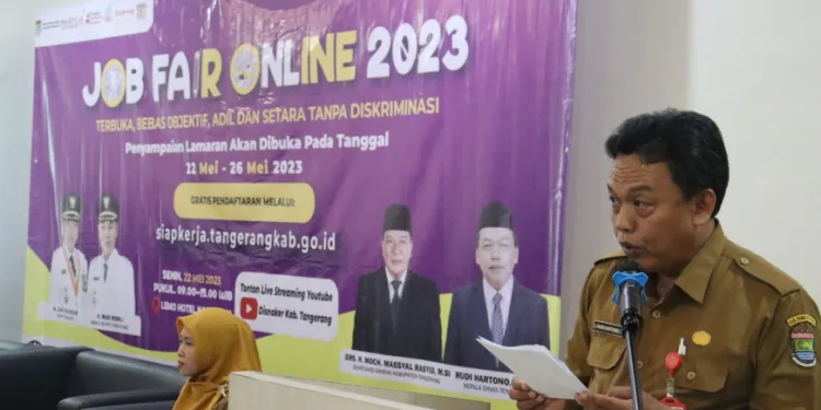 29 Perusahaan Siapkan 7.631 Lowongan Kerja di Job Fair Online 2023 Kabupaten Tangerang