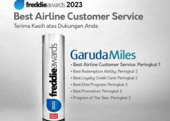 Program Loyalis Pelanggan Garuda Indonesia Raih Freddie Awards 2023 di Washington DC