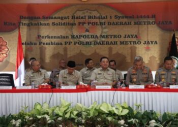 PP Polri Polda Metro Jaya Gelar Silaturahmi dan Halal Bihalal Polres Metro Tangerang Kota