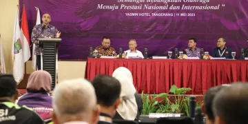 Zaki Iskandar Buka Musyawarah Olahraga KONI Kabupaten Tangerang – HALO BANTEN