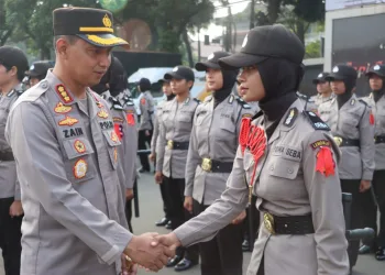 Ratusan Siswa Sepolwan Latihan Kerja di Polres Metro Tangerang Kota