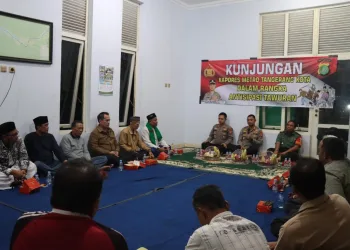 Kapolres Metro Tangerang Kota Rembuk Dengan Warga di Wilayah Rawan Tawuran
