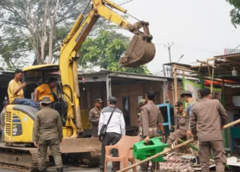 Ratusan PKL di Sepatan Digusur Satpol PP Kabupaten Tangerang