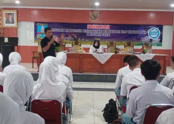 Sosialisasi P4GN, Kesbangpol Kabupaten Serang Beri Penyuluhan Bahaya Narkoba bagi Paskibraka