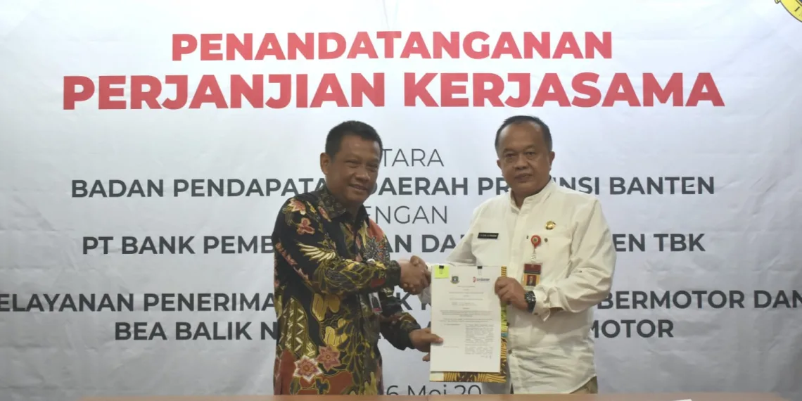 Pemerintah Provinsi Banten memperpanjang perjanjian kerjasama Pelayanan Penerimaan Pajak Kendaraan Bermotor (PKB) dan Bea Balik Nama Kendaraan Bermotor (BBNKB)