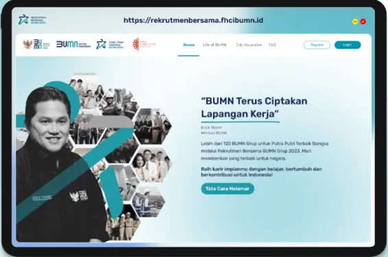 Di buka Rekrutmen BUMN Group 2023