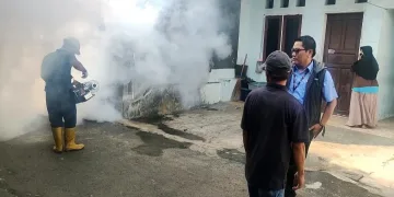 PT Indah Kiat Pulp & Paper Tangerang Mill Fogging Pemukiman Lingkungan Sekitar Untuk Cegah DBD