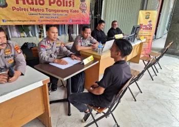 Reserse Kriminal Hadir di Layanan Halo Polisi Polres Metro Tangerang Kota