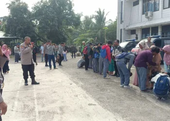 Polsek Pakuhaji Pulangkan 19 Pelajar Terduga Pelaku Tawuran ke Orang tuanya