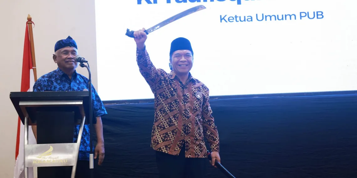 Hadiri Silaturahmi Para Pengurus dan Anggota PUB di Hotel Krakatau, Kota Cilegon, Sabtu (3/6/2023).