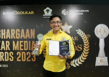 Andika Hazrumy Sabet Gelar Politisi Terpopuler di Ajang Golkar Award 2023