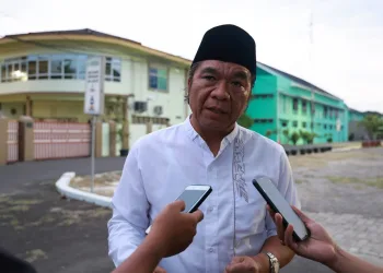 Pj Gubernur Banten Al Muktabar Sambut Kedatangan Wapres KH Ma’ruf Amin di Ponpes An Nawawi Tanara