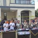 Truk Molen Tabrak Tiang Listrik di Ciputat