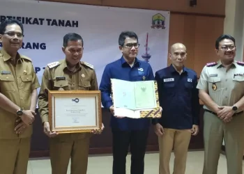 Kota Serang Hibahkan Lahan 2.1 hektar Ke LPP TVRI Pembangunan Stasiun