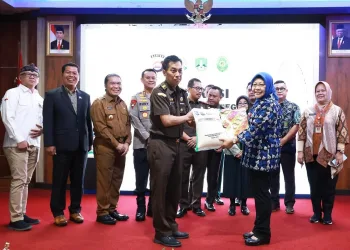 Pemprov Banten Terima 57,15 Ton Beras Hasil Rampasan
