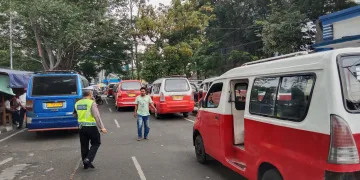 Kemacetan Depan PT Panarub Industry Tangerang Akhirnya Berlalu, Jalanan Lancar Jaya
