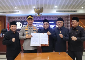 DPRD Kota Tangerang dan Polres Metro Tangerang Kota Kerja sama Bantuan Pengamanan dan Produk Hukum