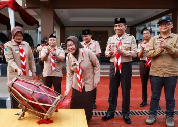 Plh Sekda Virgojanti Buka Perkemahan Saka III Kwarda Pramuka Banten