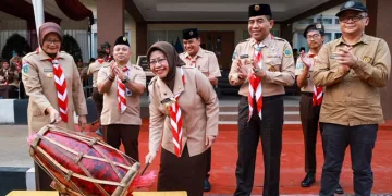 Plh Sekda Virgojanti Buka Perkemahan Saka III Kwarda Pramuka Banten