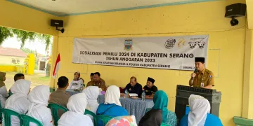 Badan Kesbangpol Kabupaten Serang Gencar Sosialisasikan Pemilu 2024