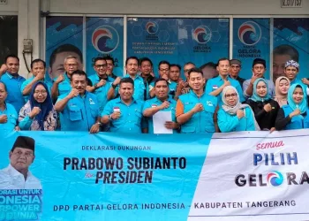 Gelar Deklarasi Bersama, Gelora Kabupaten Tangerang Siap Dukung Prabowo pada Pilpres 2024