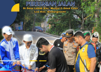 Dinas PUPR Pandeglang Resmikan Ruas Jalan di 2 Kecamatan