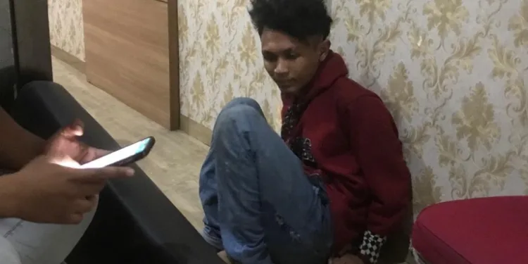 Pelaku begal sopit truk di Tanjung Priuk. (Foto: PMJ/news).
